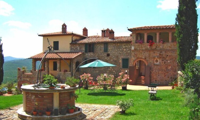 Siena Apartamento | Casa rural en Toscana con vistas panorámicas
