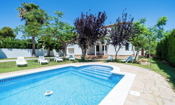 Les Tres Cales Villa | Casa de campo "Vila Tres Cales" con vistas a la montaña, piscina privada y Wi-Fi