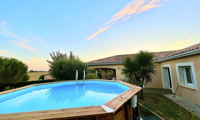 Laroque-Timbaut Casa | Casa de vacaciones en el campo