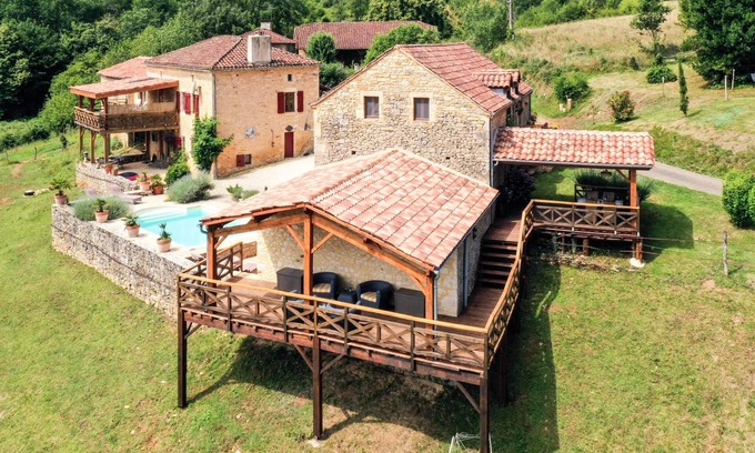 Montcabrier Casa | Country house with views and a private pool