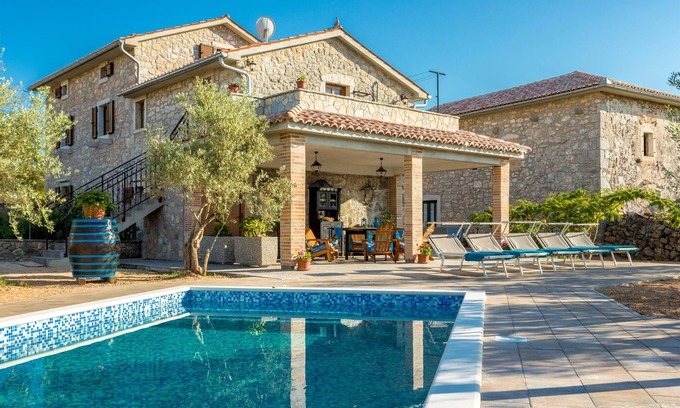 Sveti Anton Casa | Casa de campo St Anton con piscina privada