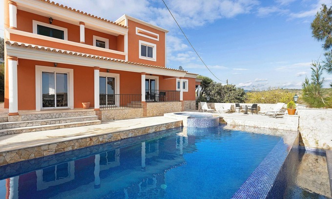 Sargacal Villa | Villa en el campo con piscina, jacuzzi, Wi-Fi, terrazas y jardín