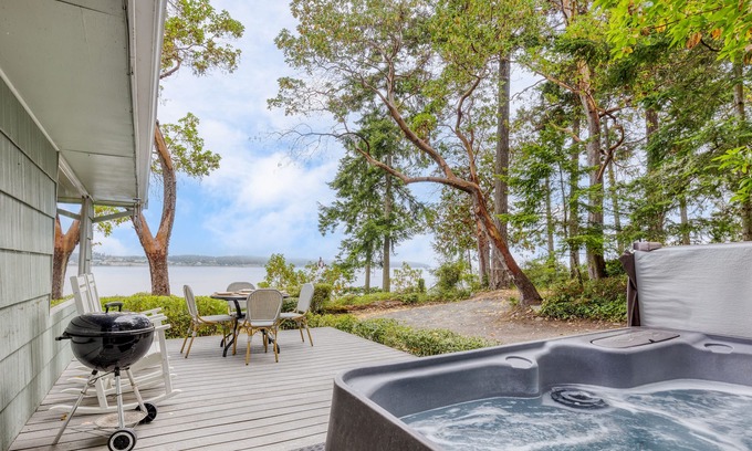 Coupeville Cabaña | Frente al agua, casa rústica para una escapada perfecta Whidbey (172)