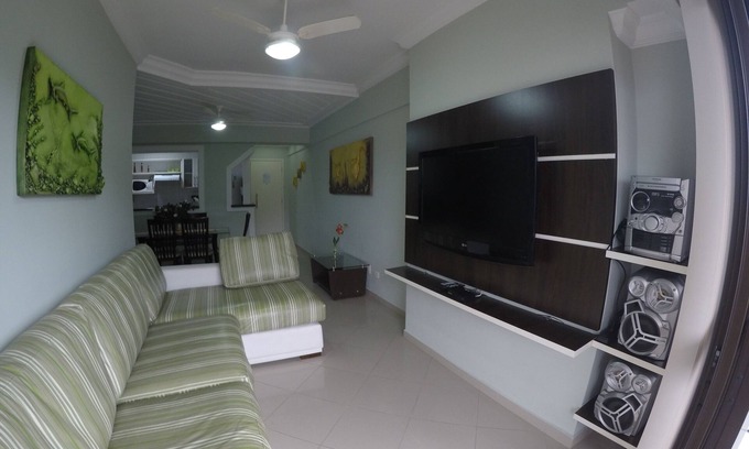 Jardim Tejereba Apartamento | PIE EN LA ARENA-AR CONDICIONADO-SERV. DE PLAYA-3DORMS-2GARS-SACADA-WIFI-COND. CLUB