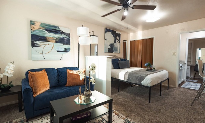 South Arlington Apartamento | Cowboys Chic Studio: 3 miles to AT&T Stadium