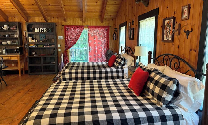 Selma Apartamento | Cowgirl Cabin 2 Queens AC W/D Wi-Fi