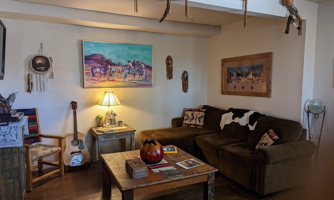 New River Casa | Coyote Cabin, Cowboy Decor, Scenic Desert