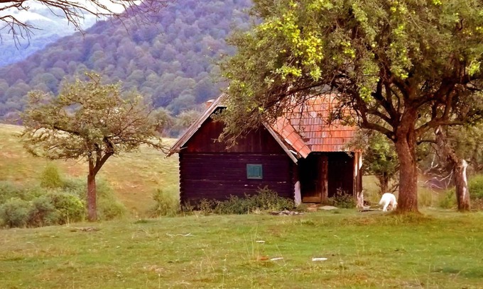 Saliste Cabina | COZO FANTU antigua cabaña de pastores en las montañas de los Cárpatos de Transilvania, cerca de Sibiu