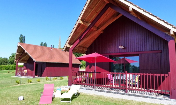Meillard Cabaña | Casa rural ideal para familias y amigos con terraza, juegos infantiles, aire acondicionado y WiFi