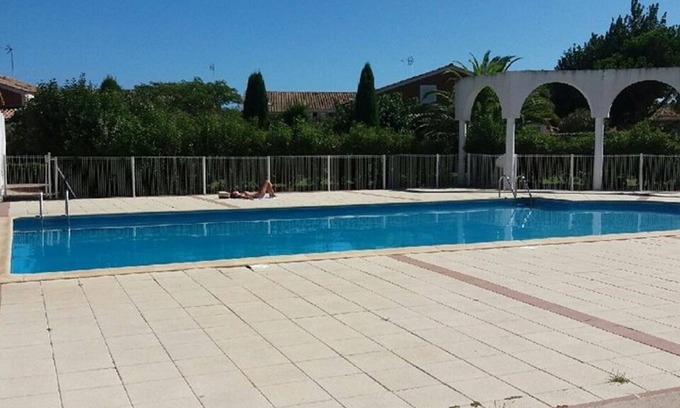 Vendres Casa | Casa con BBQ y piscina para 4 personas, a 600m de la playa