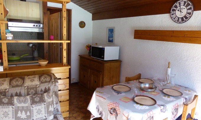 Les Contamines-Montjoie Apartamento | Apartamento de 2 habitaciones para 4 personas en Les Hameaux du Lay, Contamines-Montjoie