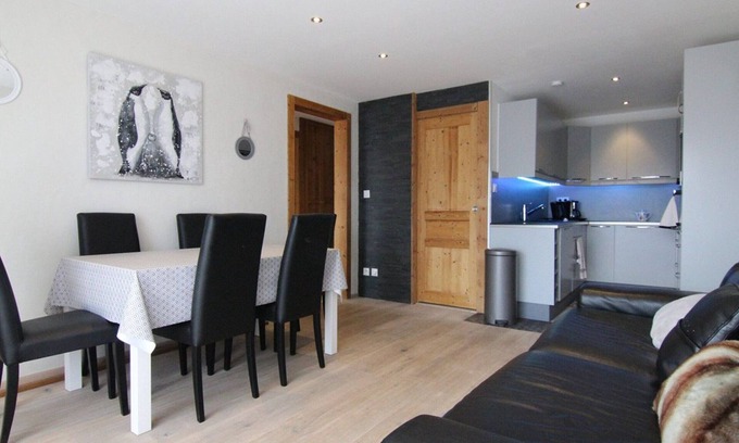 Jeux Apartamento | Apartamento céntrico para 6 personas con balcón y cerca de pistas en Huez