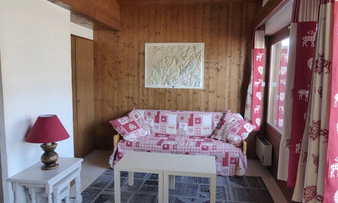 Demi-Quartier Apartamento | Apartamento 2 Piezas con Altillo para 7 Personas cerca del Dominio Esquiable de Megève