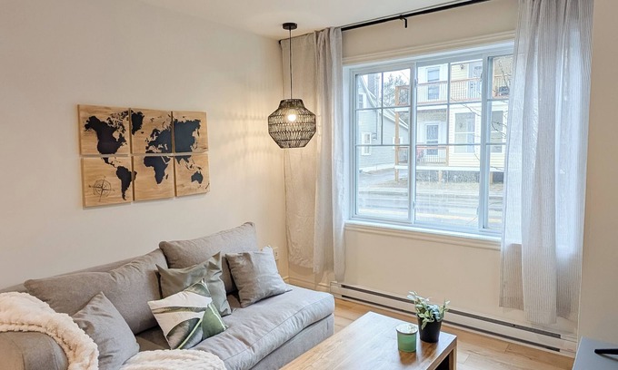 Saint Jovite Apartamento | Cozy 3 1/2 près de l'ancienne gare de Saint-Jovite - Escapade à Tremblant!