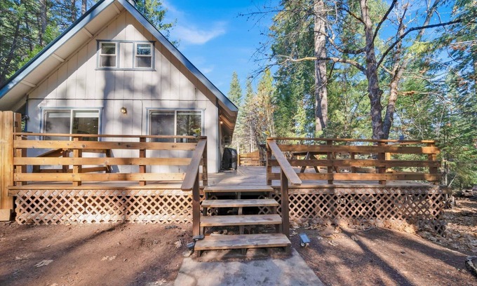 Trinity County Cabina | Cozy 3-bedroom cabin in beautiful Trinity Center with WiFi, AC