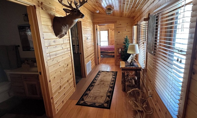 Krakow Cabina | Cozy 3-bedroom cabin in tranquil Gillett with WiFi, AC