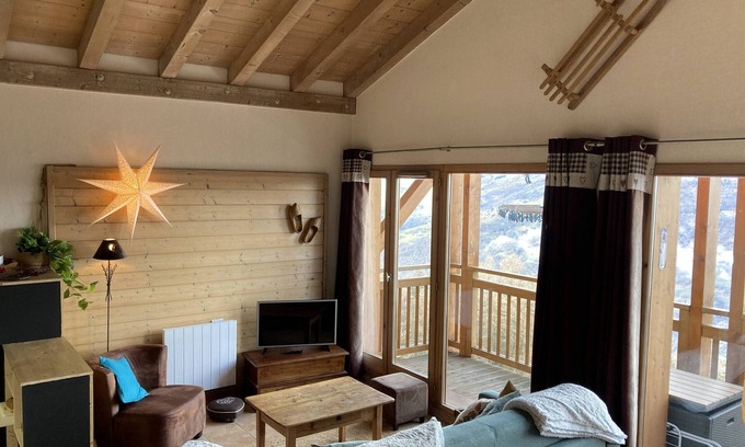 Bellentre Apartamento | Acogedor apartamento de 3 piezas con piscina y parking en La Plagne