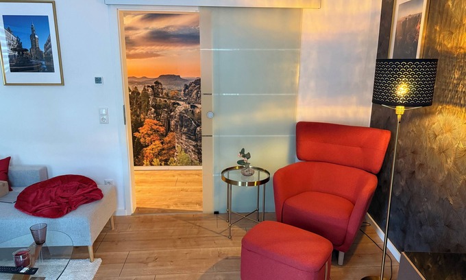 Krippen Apartamento | Cozy and modern vacation apartment in Bad Schandau/Krippen. Dogs allowed!