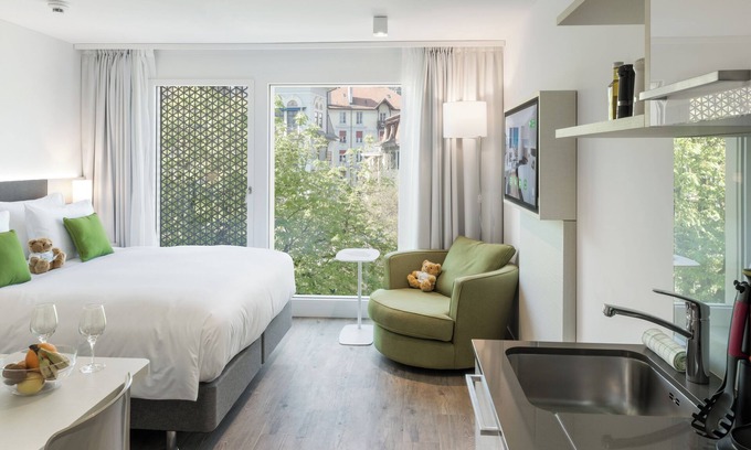 Vevey Casa | Cozy apart Hotel with 1 bedroom and WiFi, fitness room in enchanting Vevey