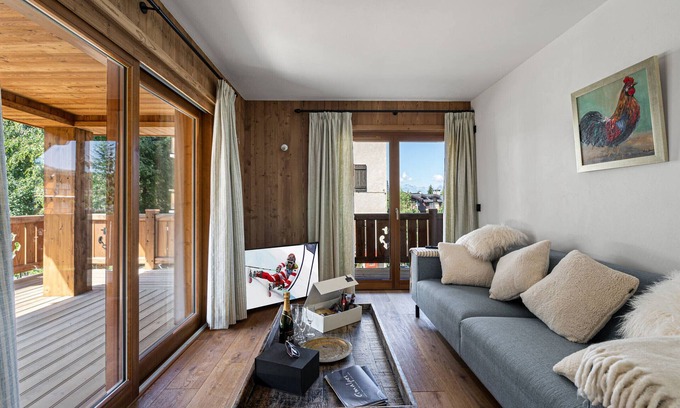 Le Praz Apartamento | Apartamento de lujo a pie de pistas en Courchevel
