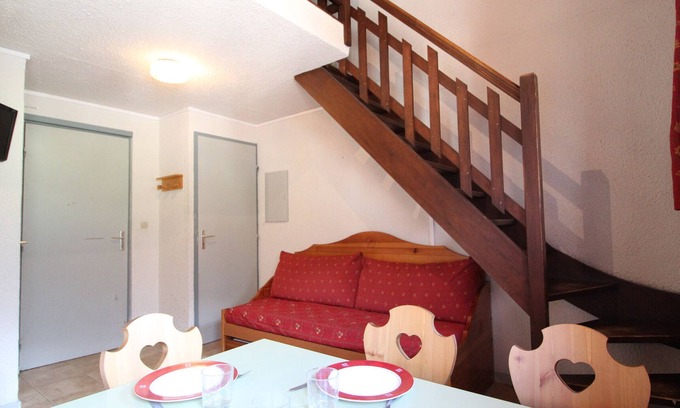 Lanslevillard Apartamento | Apartamento para 5 personas en Val Cenis Lanslevillard, cerca de pistas, con parking y wifi gratis