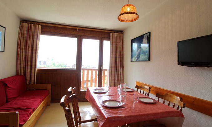 Lanslevillard Apartamento | Apartamento para 5 en Val Cenis Le Haut, cerca pistas y tienda de esquí