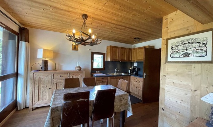 Crest-Voland Apartamento | Apartamento acogedor, 6 personas, cerca de las pistas