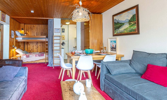 Val-d'Isere Apartamento | Apartamento Val-d'Isère, 1 dormitorio, 6 personas
