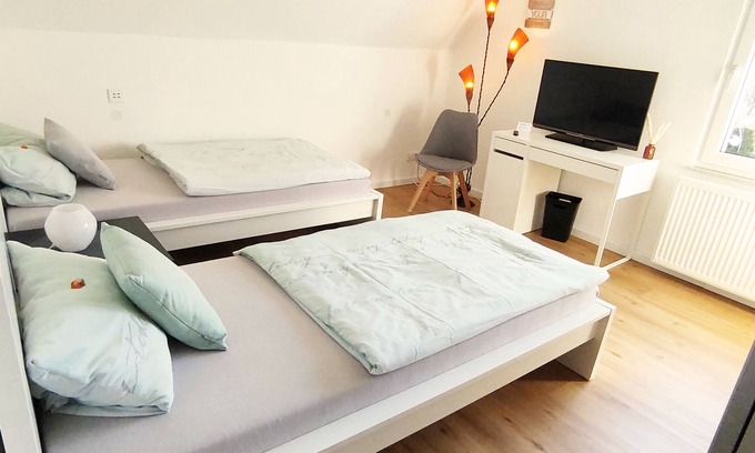 Kilianstadten Apartamento | Cozy apartment with outdoor terrace + barbecue area between Taunus and Spessart
