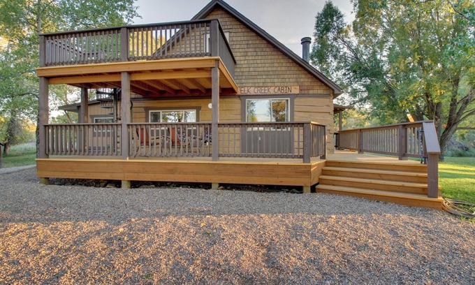 Augusta Cabina | Cozy Augusta Cabin w/ Furnished Deck & Grill!
