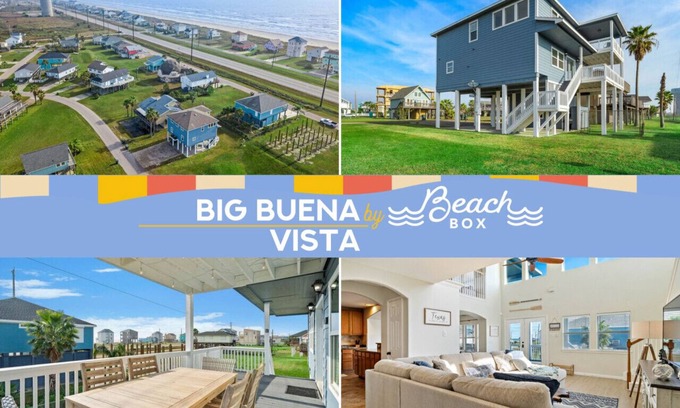 Terramar Beach Casa | Casa nueva - Increíbles vistas a la playa desde 2 cubiertas - 50 yardas de la playa !!