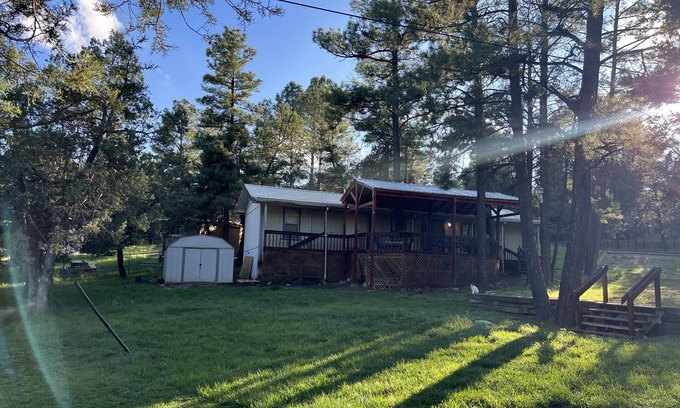 Ruidoso Cabina | Cozy Cabin in peaceful Place with RV Parking