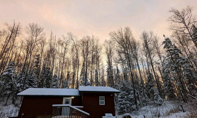 Big Lake Cabina | Cozy Cabin in Big Lake, with private Hot tub