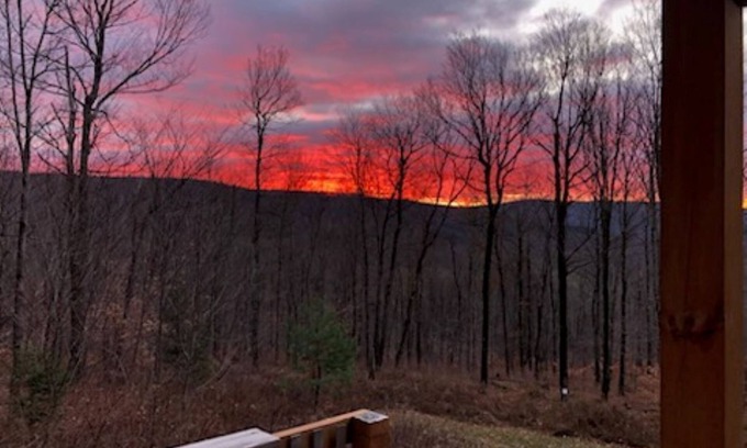 Bovina Center Cabina | Cozy cabin in the woods on top of the ridge. A quiet retreat.