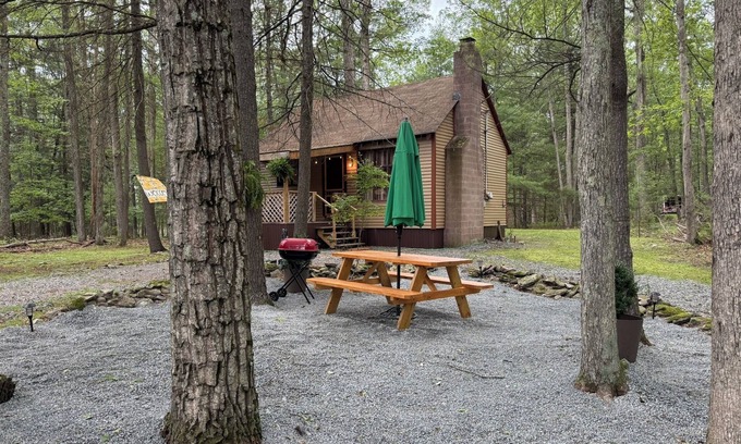 White Mills Cabina | Cozy Cabin in the Woods - Near Lake Wallenpaupack