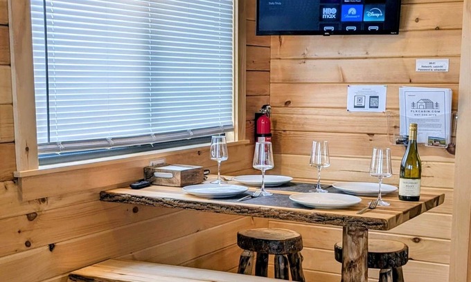 Hector Cabina | Cozy Cabin on Seneca Wine Trail Vineyard View 6