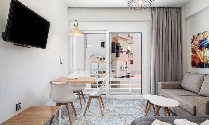 Nea Chora Apartamento | Cozy Central Studio Near Chania City Centre