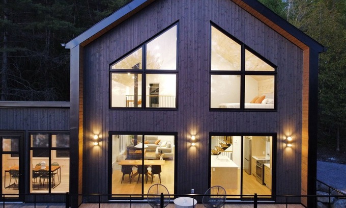 Saint-Aime-du-Lac-des-Iles Chalet De Esquí | Cozy Chalet retreat - Panoramic lake view