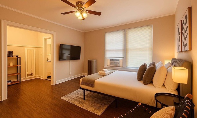 Hyde Park Apartamento | Cozy Charm Studio Apt in Chicago