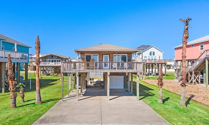 Galveston Casa | A poca distancia de la playa - Boho Chic Vibe - Novedad en VRBO - Hermosa remodelación