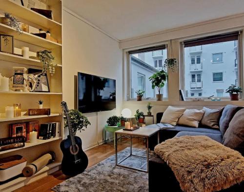 Bergen City Centre Casa | Cozy condo near Bryggen Full kitchen Elevator