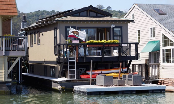 Marin City Alquiler De Eote | Acogedor y lindo Sausalito Boathouse