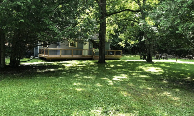 Algonquin Highlands Cabina | Cozy Deeded Access Cabin on Pristine 5 Chain Lake (Maple Lake)