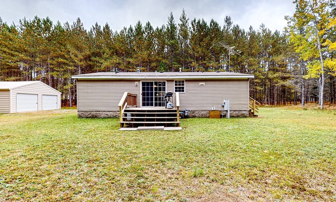 Conover Casa | Cozy, dog-friendly home with on-site snowmobile/ATV trails & firepit