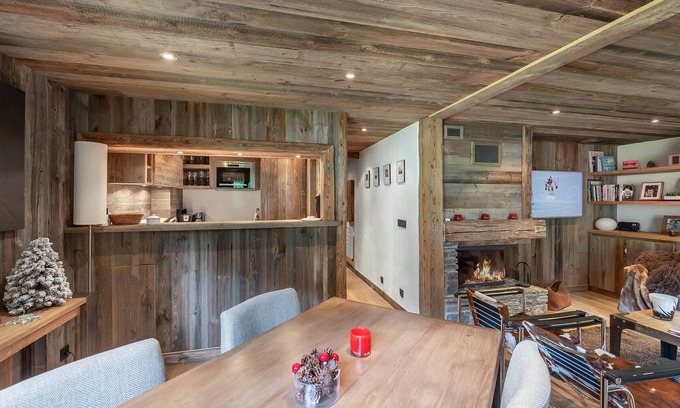 Megeve Apartamento | Dúplex acogedor al pie de las pistas en Megève, 4 pers.