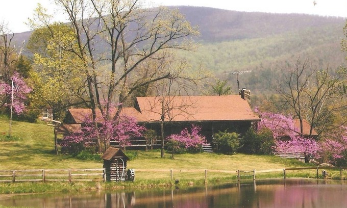 Elkton Cabina | Skyline Log Cabin en Mountaintop Ranch