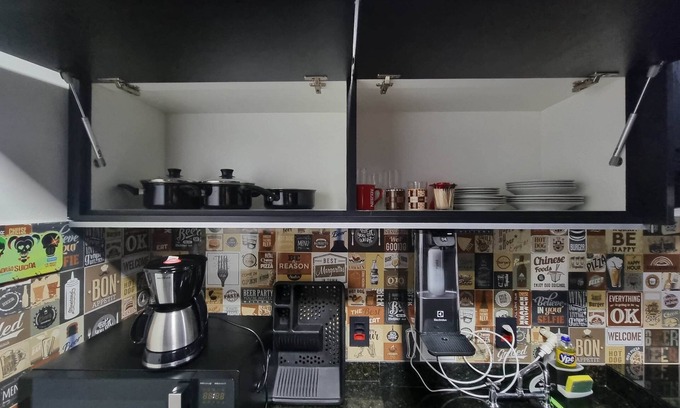 Alphaville Apartamento | Cozy flat black Homeoffice 19th Floor