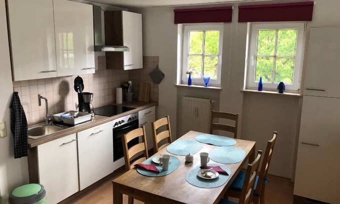 Schlatzendorf Apartamento | Cozy four-room vacation apartment for up to 6 people with sunny terrace and balcony