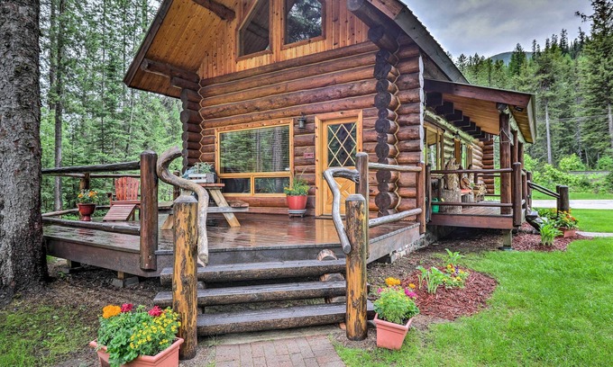Essex Cabina | Glacier Park 2BR Log Cabin, '¡Mejor en el Oeste!'