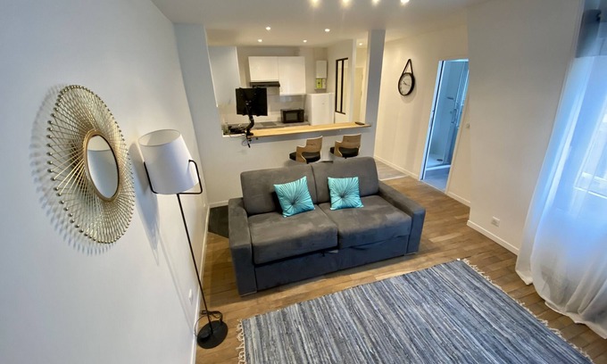 Saint-Mande Apartamento | Cozy haven of peace ideal for a romantic stay